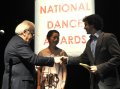 Stef Stephanu congratulates Wim van Lessen of the Royal Ballet Flanders for Award for Outstanding Company