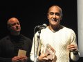 Farooq Chaudhry accepting the Award for Best Male Dancer on behalf of Akram Khan