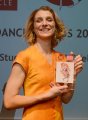 Zenaida Yanowsky with her award