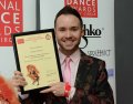 Chase Johnsey winner of the Best Male Dancer Award