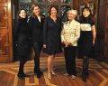 Patrons Mara Galeazzi, Darcey Bussell, Lady Anya Sainsbury and Erina Takahashi with founder director Karen Pilkington-Miksa