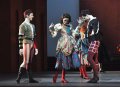 Benvolio - Robert Stephen, Tanya Howard and Stephanie Hutchison - prostitutes and Piotr Stanczyk - Mercutio
