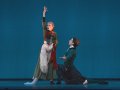 Sorella Englund as the witch and Ulrik Birkkjaer as James in La Sylphide